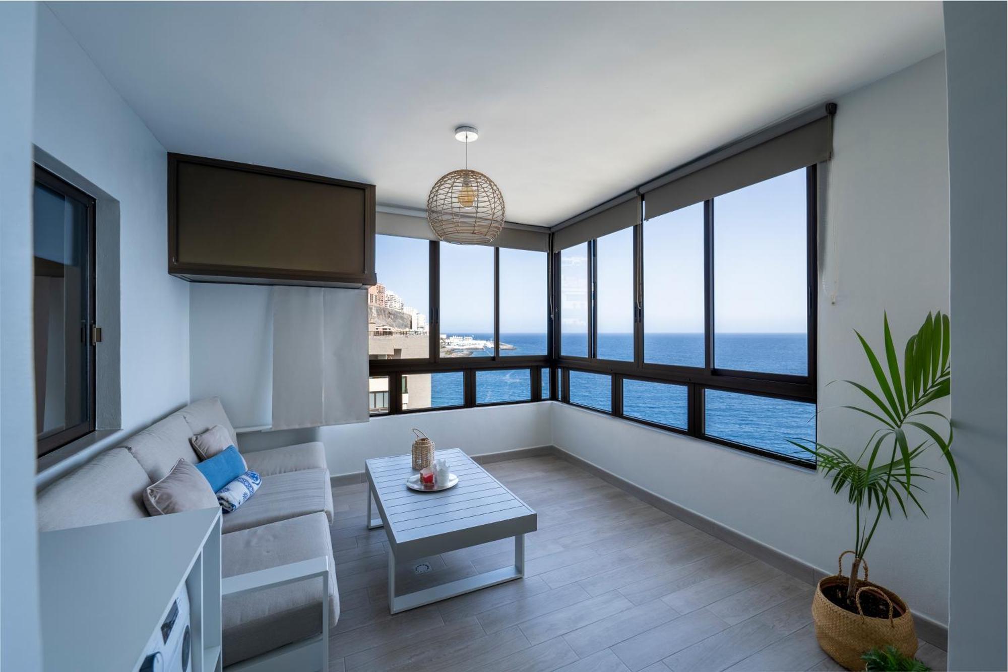 Ocean View First Sea Line Apartment Tabaiba Bagian luar foto
